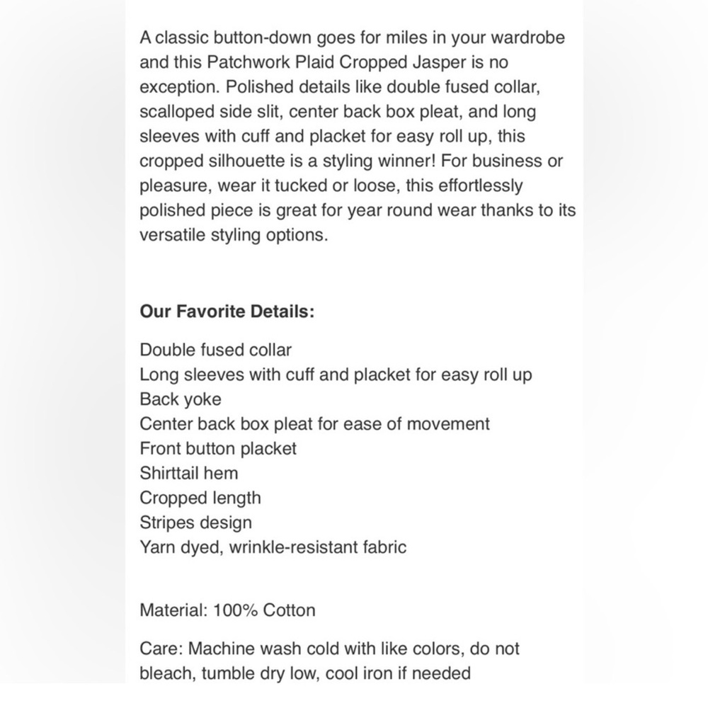 Tuckernucl Patchwork Plaid Cropped Flannel Shirt … - image 8